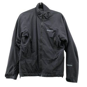Patagonia Mens Solar Wind Jacket Primaloft Black XS Windstopper Insulated Zip